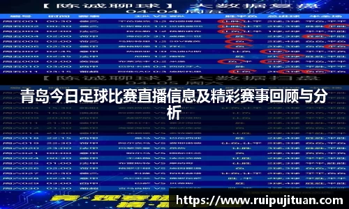 青岛今日足球比赛直播信息及精彩赛事回顾与分析